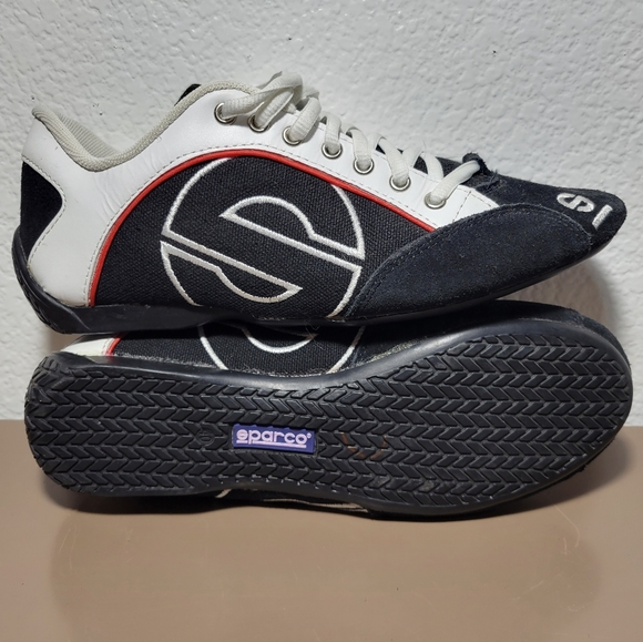 SPARCO Esse Canvas Racing Shoes TG Size: 40 US 7 , Fabric/Suede Black - Picture 5 of 6
